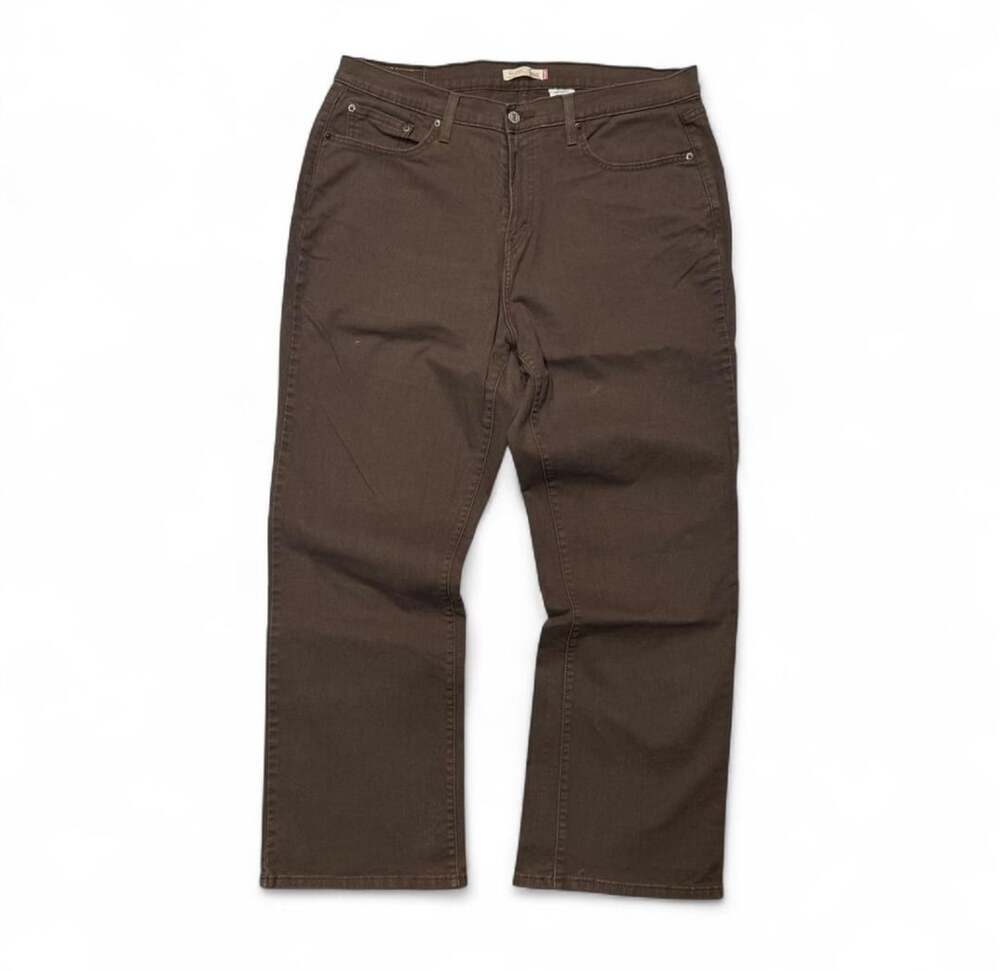 Levi's 550 Relaxed Foot Cut Brown Jeans